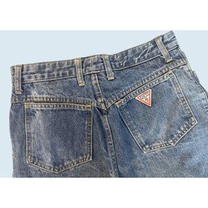 Vintage GUESS JEANS High Waisted Straight Leg 80s / 90s Size 29